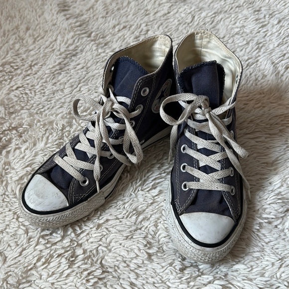 Converse Shoes - - Converse All Star  High Top Sneaker Blue White Lace up Mens size 5 Women…